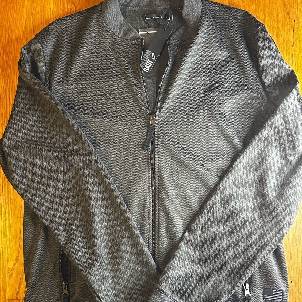 William Rast Charcoal‎ Bomber Jacket